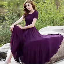 Long Chiffon Dress